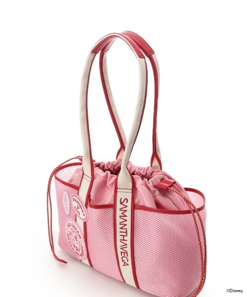 SAMANTHAVEGA(サマンサベガ)の「「ミッキーマウス&フレンズ」ロゴテープトートバッグ(ミニーマウス)(トートバッグ・レディース・ピンク・FREE)」の5枚目の写真