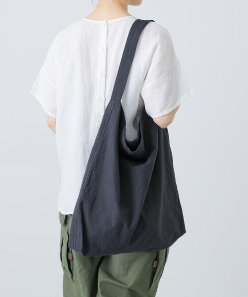 かぐれ（カグレ）の「コットンリネントートバッグ（トートバッグ・レディース・パープル/レッド/ナチュラル/ブラック・FREE）」の14枚目の写真