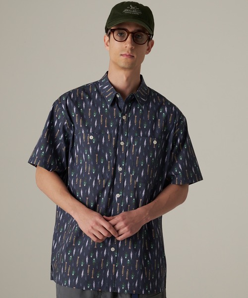 Eddie Bauer(エディーバウアー)の「ボイジャー 2ポケット 半袖 シャツ(シャツ/ブラウス・メンズ・アイボリー/ライトブルー/ミント/ネイビー・S/M/L/XL/XXL)」の2枚目の写真