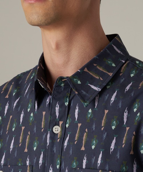 Eddie Bauer(エディーバウアー)の「ボイジャー 2ポケット 半袖 シャツ(シャツ/ブラウス・メンズ・アイボリー/ライトブルー/ミント/ネイビー・S/M/L/XL/XXL)」の11枚目の写真