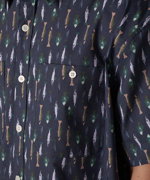 Eddie Bauer(エディーバウアー)の「ボイジャー 2ポケット 半袖 シャツ(シャツ/ブラウス・メンズ・アイボリー/ライトブルー/ミント/ネイビー・S/M/L/XL/XXL)」の13枚目の写真