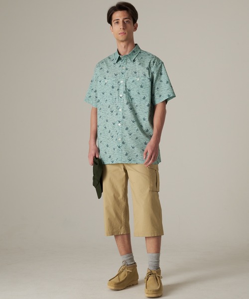 Eddie Bauer(エディーバウアー)の「ボイジャー 2ポケット 半袖 シャツ(シャツ/ブラウス・メンズ・アイボリー/ライトブルー/ミント/ネイビー・S/M/L/XL/XXL)」の7枚目の写真