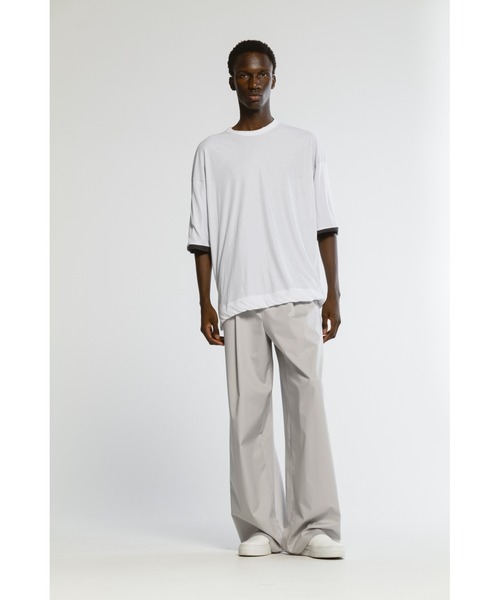 CINOH(チノ)の「SUPIMA C/PE/PU WIDE RELAX PANTS(その他パンツ・メンズ・ブラック/グレー/ホワイト・38/46/44)」の13枚目の写真