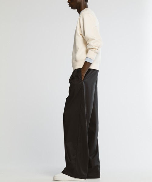 CINOH(チノ)の「SUPIMA C/PE/PU WIDE RELAX PANTS(その他パンツ・メンズ・ブラック/グレー/ホワイト・38/46/44)」の12枚目の写真