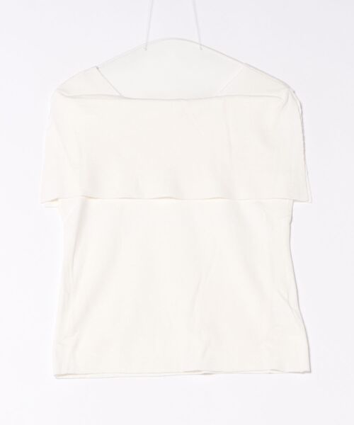 Lace Ladies（レースレディース）の「ケープ風 スクエア デザイン ノースリ トップス（Tシャツ/カットソー・レディース・ブラック/ホワイト/ベージュ・FREE）」の10枚目の写真