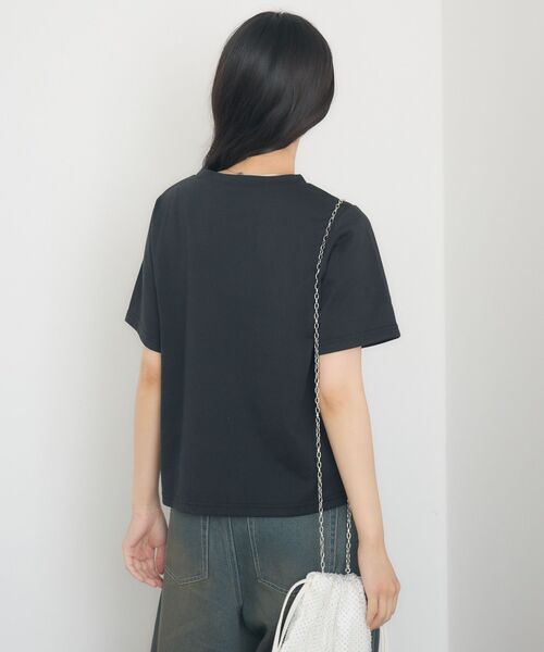 RETRO GIRL（レトロガール）の「フロッキーロゴチビTEE（Tシャツ/カットソー・レディース・ブラック/ブラウン/オフホワイト・FREE）」の12枚目の写真