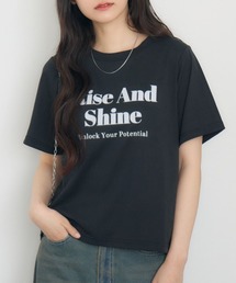 RETRO GIRL | フロッキーロゴチビTEE(Tシャツ/カットソー)