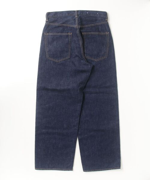 Scye（サイ）の「Scye / サイ ベーシックス：Selvedge Denim Wide Leg Jeans：5725-81501[MUS]（デニムパンツ・メンズ・インディゴブルー・29/28）」の2枚目の写真