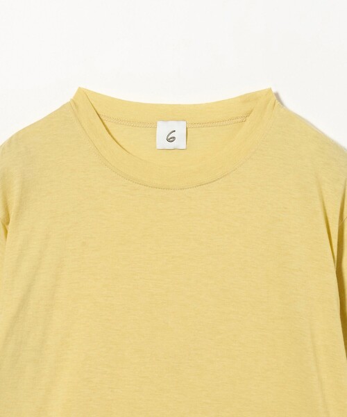 6(ROKU) tシャツ 「6(ROKU)」コットンカシミヤ ベーシック 25SS