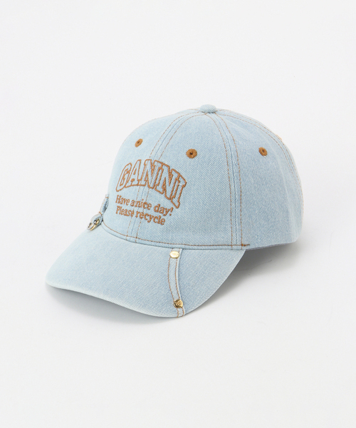 美品！GANNI WOMEN キャップ サックスブルー GANNI/ ガニー Cap Hat Denim（キャップ）｜U by SPICK&SPAN