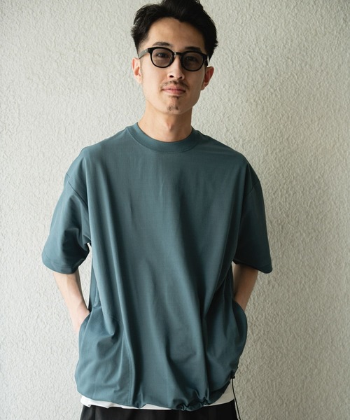 URBAN RESEARCH DOORS（アーバンリサーチドアーズ）の「『XLサイズ/WEB限定』『吸水速乾/接触冷感/イージーケア』クイックドライワッフルメッシュS/ST（Tシャツ/カットソー・メンズ・ブルー系その他/ライトグレー/ブラック・MEDIUM/LARGE/X-LARGE）」の20枚目の写真