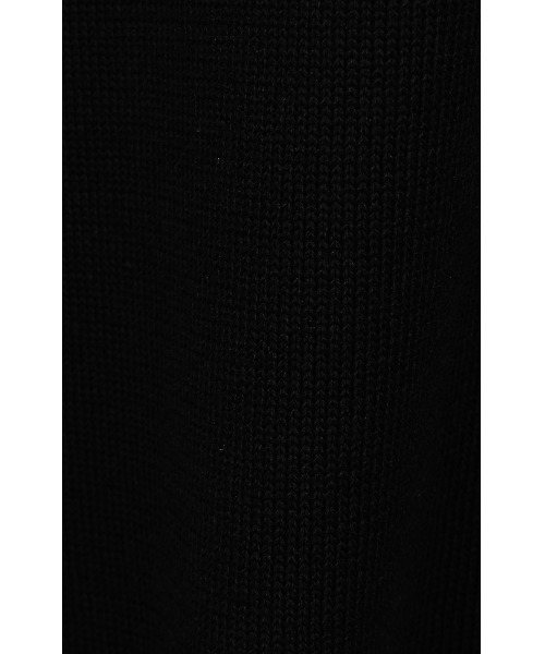 CLANE（クラネ）の「CLANE SHOULDER PADS POLO KNIT TOPS 18106-2192（ポロシャツ・レディース・ブラック/オフホワイト/ブルー・1）」の17枚目の写真