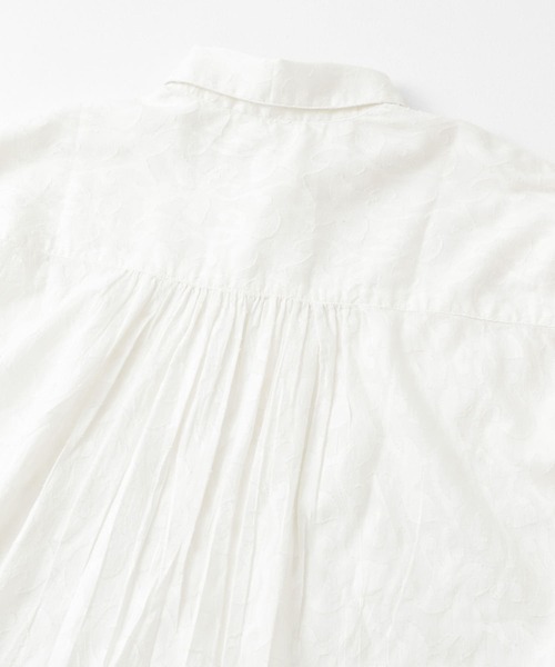 URBAN RESEARCH Sonny Label（アーバンリサーチサニーレーベル）の「コットンボタニカル柄ジャガードシャツ（シャツ/ブラウス・レディース・ミント/オフホワイト/チャコールグレー・FREE）」の20枚目の写真
