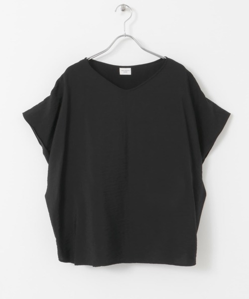 URBAN RESEARCH DOORS（アーバンリサーチドアーズ）の「バックタックコクーンブラウス（シャツ/ブラウス・レディース・ベージュ系その他/ピンク/ネイビー・MEDIUM）」の6枚目の写真