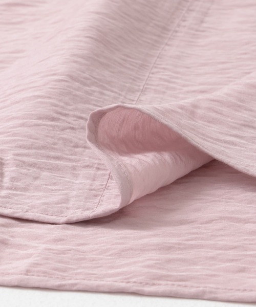 URBAN RESEARCH DOORS（アーバンリサーチドアーズ）の「バックタックコクーンブラウス（シャツ/ブラウス・レディース・ベージュ系その他/ピンク/ネイビー・MEDIUM）」の10枚目の写真