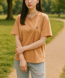 BEVERLY HILLS POLO CLUB（ビバリーヒルズポロクラブ）の「【BEVERLY HILLS POLO CLUB/ビバリーヒルズポロクラブ】天竺 ワンポイント刺繍 半袖Tシャツ（Tシャツ/カットソー）」