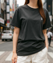 【BEVERLY HILLS POLO CLUB/ビバリーヒルズポロクラブ】天竺 ワンポイント刺繍 半袖Tシャツ