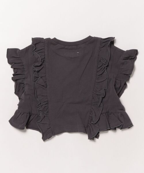 Ocean&Ground（オーシャン&グラウンド）の「ﾌﾘﾙTｼｬﾂ（Tシャツ/カットソー・キッズ・チャコール/ライトグレー/レッド/ホワイト・80/90/100/110/120/130/140）」の18枚目の写真