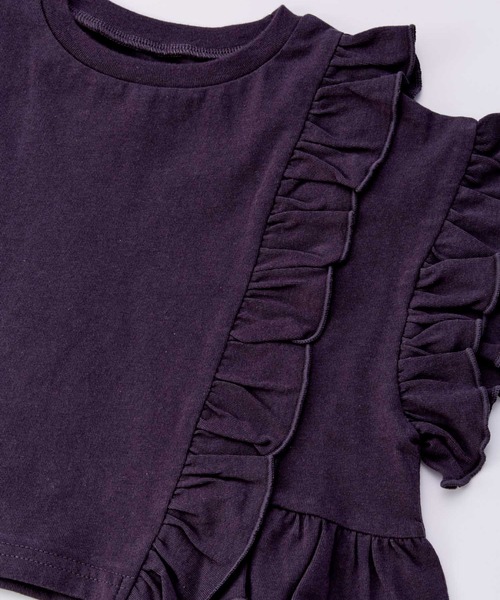 Ocean&Ground（オーシャン&グラウンド）の「ﾌﾘﾙTｼｬﾂ（Tシャツ/カットソー・キッズ・チャコール/ライトグレー/レッド/ホワイト・80/90/100/110/120/130/140）」の15枚目の写真