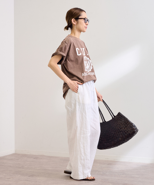 ももフレームワーク GULFCOAST SPORTSWEAR GULFCOAST SPORTSWEAR 別注CREW TEE（Tシャツ/カットソー