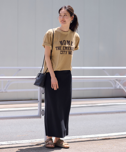 FRAMeWORK（フレームワーク）の「GULFCOAST SPORTSWEAR 別注CREW TEE（Tシャツ/カットソー・レディース・ブラウン/レッド/ブラック/ベージュ・FREE）」の16枚目の写真