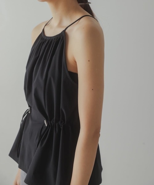 CIEL'AIR（シエルエアー）の「DROST CAMI TOPS(ﾄﾞﾛｽﾄｷｬﾐﾄｯﾌﾟｽ）（キャミソール・レディース・ブラック/オフホワイト・MEDIUM）」の12枚目の写真