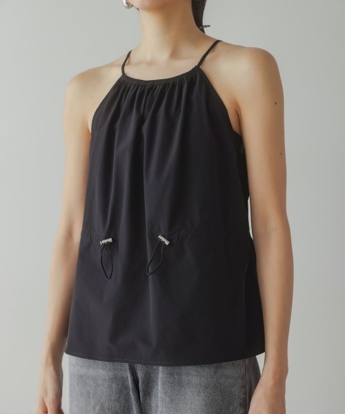 CIEL'AIR（シエルエアー）の「DROST CAMI TOPS(ﾄﾞﾛｽﾄｷｬﾐﾄｯﾌﾟｽ）（キャミソール・レディース・ブラック/オフホワイト・MEDIUM）」の13枚目の写真