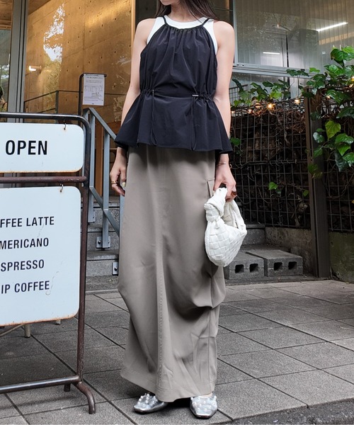 DROST CAMI TOPS(ﾄﾞﾛｽﾄｷｬﾐﾄｯﾌﾟｽ）（キャミソール）｜CIEL'AIR