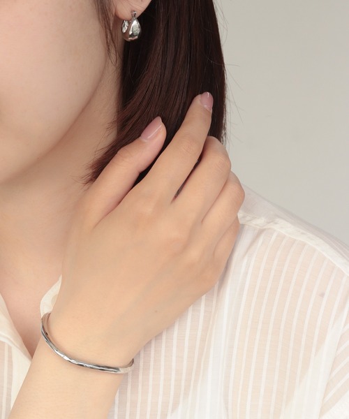 シンプルエレガンス☆日本未入荷＊bdm STUDIO eve フープピアス ARCHIVER ピアス 「Bz」クロスアキリングミニフープピアス/ペア