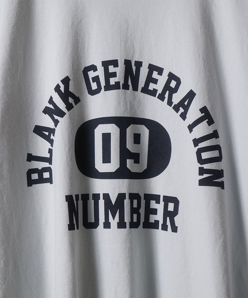 NUMBER (N)INE（ナンバーナイン）の「COLLEGE LOGO PRINTED T-SHIRT / カレッジ ロゴ プリント Tシャツ（Tシャツ/カットソー・メンズ・アッシュ/オリーブ/ライトブルー/チャコール/ホワイト/ブラック・2/3/4）」の10枚目の写真