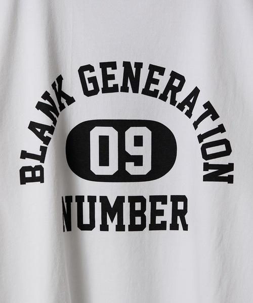 NUMBER (N)INE（ナンバーナイン）の「COLLEGE LOGO PRINTED T-SHIRT / カレッジ ロゴ プリント Tシャツ（Tシャツ/カットソー・メンズ・アッシュ/オリーブ/ライトブルー/チャコール/ホワイト/ブラック・2/3/4）」の15枚目の写真