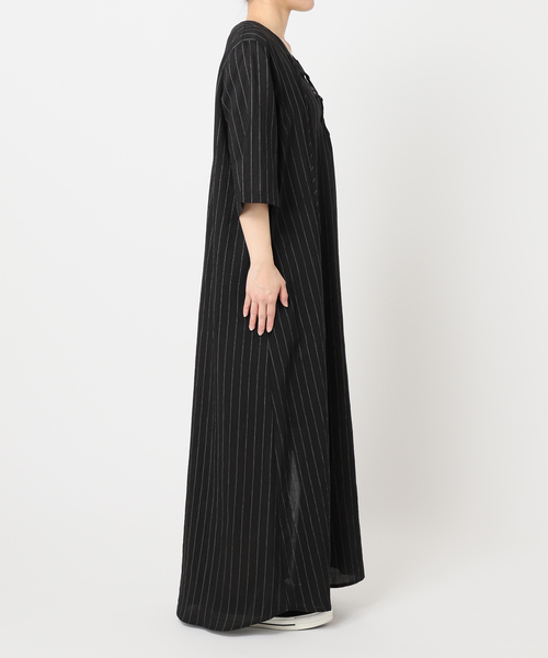 【新品未使用】シティショップ レースアップリネンドレス CITYSHOP（シティーショップ）の「LACE UP LINEN DRESS：ワンピース