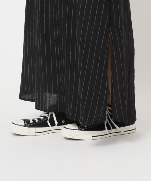 CITYSHOP（シティーショップ）の「LACE UP LINEN DRESS：ワンピース