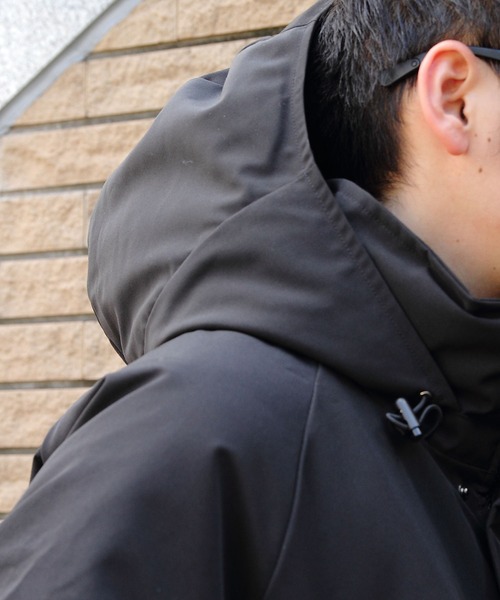 DANTON（ダントン）の「DANTON/ダントン　アーミーフーデッドジャケット　ARMY HOODED JACKET　DT-A0030 TPR（ダウンジャケット/コート・メンズ・ブラック・S/M/L）」の4枚目の写真