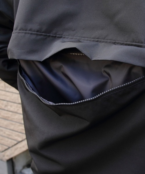 DANTON（ダントン）の「DANTON/ダントン　アーミーフーデッドジャケット　ARMY HOODED JACKET　DT-A0030 TPR（ダウンジャケット/コート・メンズ・ブラック・S/M/L）」の8枚目の写真