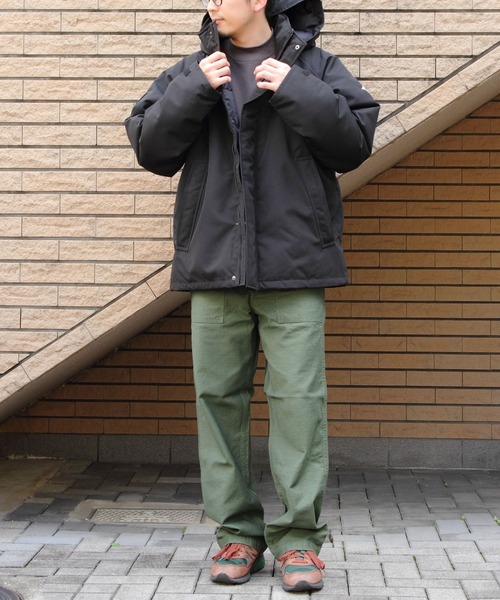 DANTON（ダントン）の「DANTON/ダントン　アーミーフーデッドジャケット　ARMY HOODED JACKET　DT-A0030 TPR（ダウンジャケット/コート・メンズ・ブラック・S/M/L）」の19枚目の写真
