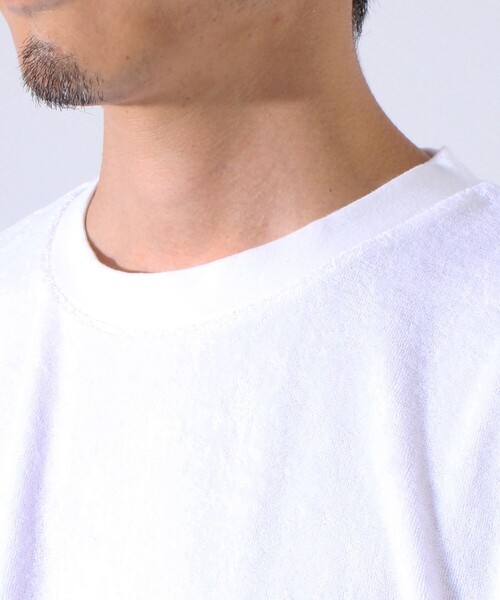 GLOSTER（グロスター）の「【セットアップ対応】フレブルパイルTシャツ フレンチブルドッグ刺繍 ワンポイント ワンマイル（Tシャツ/カットソー・メンズ・ネイビー/ホワイト/ブラック系その他・S/M/L）」の19枚目の写真