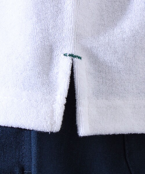 GLOSTER（グロスター）の「【セットアップ対応】フレブルパイルTシャツ フレンチブルドッグ刺繍 ワンポイント ワンマイル（Tシャツ/カットソー・メンズ・ネイビー/ホワイト/ブラック系その他・S/M/L）」の10枚目の写真