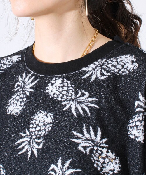 GLOSTER（グロスター）の「【セットアップ対応】フレブルパイルTシャツ フレンチブルドッグ刺繍 ワンポイント ワンマイル（Tシャツ/カットソー・メンズ・ネイビー/ホワイト/ブラック系その他・S/M/L）」の15枚目の写真