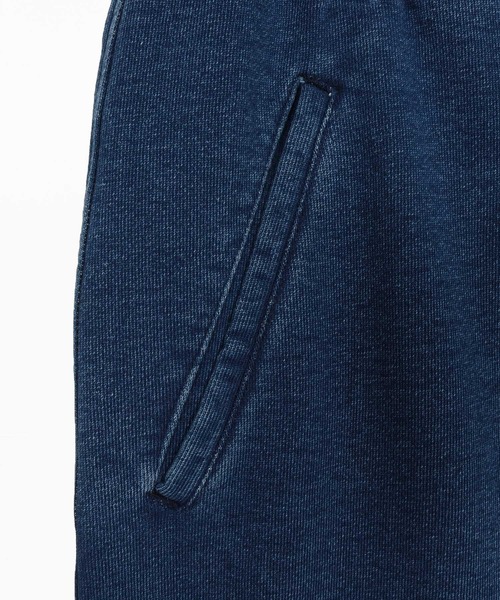 1minute 1second(ワンミニットワンセカンド)の「mp13843-heavy weight knit denim pants with cursive embroidery ニットデニムイージーパンツ(その他パンツ・メンズ・インディゴブルー/ライトインディゴブルー・S/M/L/XL)」の19枚目の写真