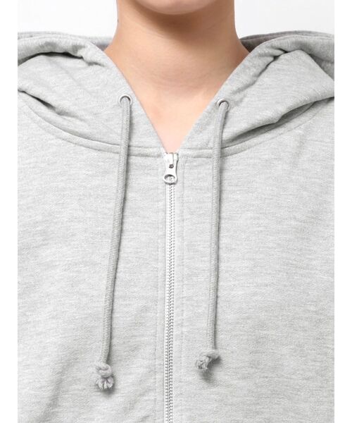 GYDA（ジェイダ）の「ゆるっと着れる！BACK GYDAラインストーンラメパーカー【SETUP着用可】（パーカー・レディース・ライトグレー/ブラック/オフホワイト・FREE）」の16枚目の写真