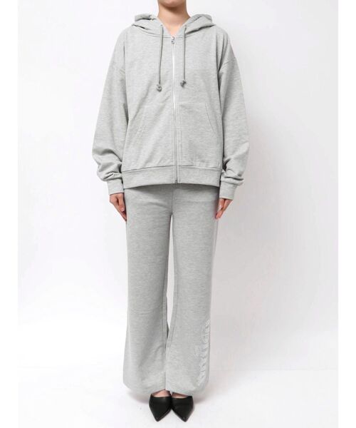 GYDA ラインストーン パーカー セットアップ BACK GYDAラインストーンラメパーカー[品番：MKSW0061414]｜GYDA