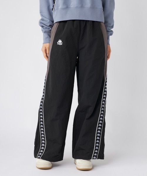 Kappa(カッパ)の「ナイロンパンツ(その他パンツ・レディース・グレー/ブラック・LARGE/MEDIUM/SMALL)」の3枚目の写真