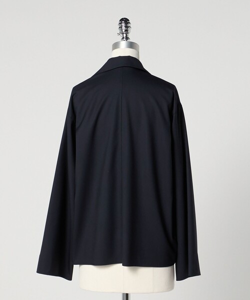 ブラウス シャツ 「LOEFF」コットン ツイル スキッパー シャツ UNISEX レディース メンズ LOEFF ブラウス シャツ 「LOEFF」コットン ツイル スキッパー