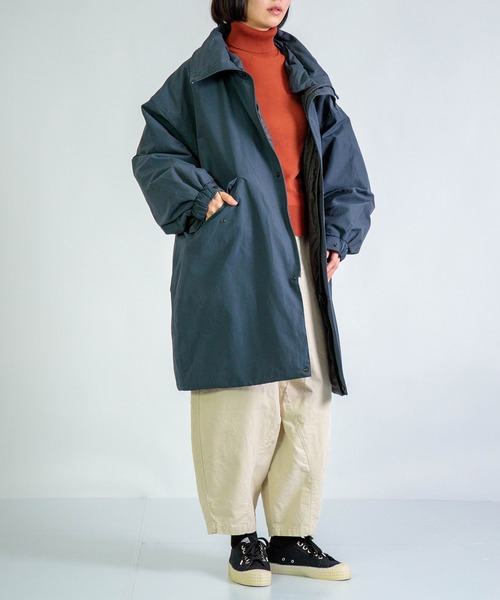 THE NORTH FACE PURPLE LABEL（ザ ノースフェイス パープルレーベル）の「[THE NORTH FACE PURPLE LABEL] Double Peak Field Down Coat（ダウンジャケット/コート・レディース・カーキ/グレー・WS）」の11枚目の写真