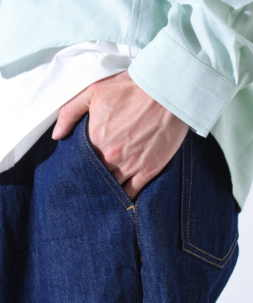 GLOSTER（グロスター）の「【WEB限定】ツイストバギーワークデニム（デニムパンツ・メンズ・ブラック/インディゴブルー・マルチサイズ）」の16枚目の写真