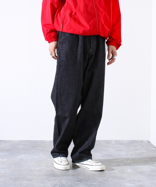 GLOSTER（グロスター）の「【WEB限定】ツイストバギーワークデニム（デニムパンツ・メンズ・ブラック/インディゴブルー・マルチサイズ）」の12枚目の写真