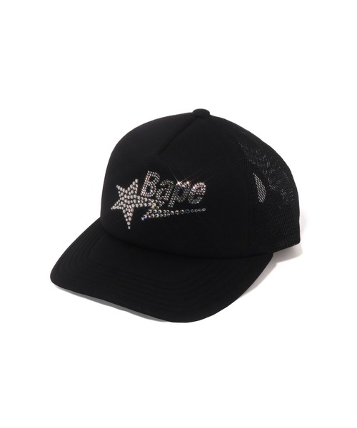 CRYSTAL STONE BAPE STA LOGO MESH CAP（キャップ）｜A BATHING