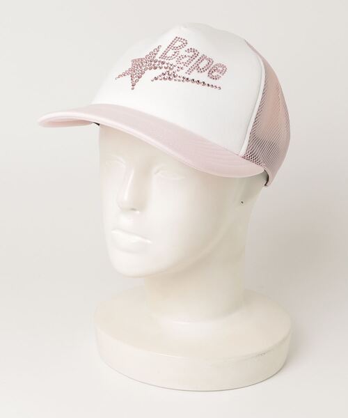 CRYSTAL STONE BAPE STA LOGO MESH CAP（キャップ）｜A BATHING