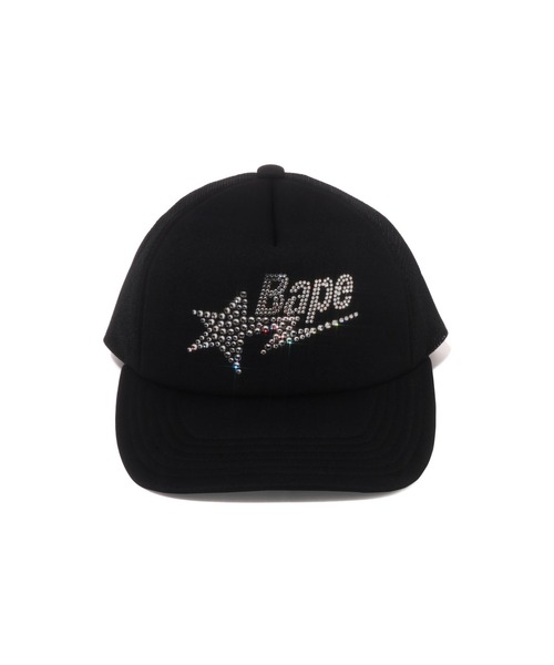 CRYSTAL STONE BAPE STA LOGO MESH CAP（キャップ）｜A BATHING